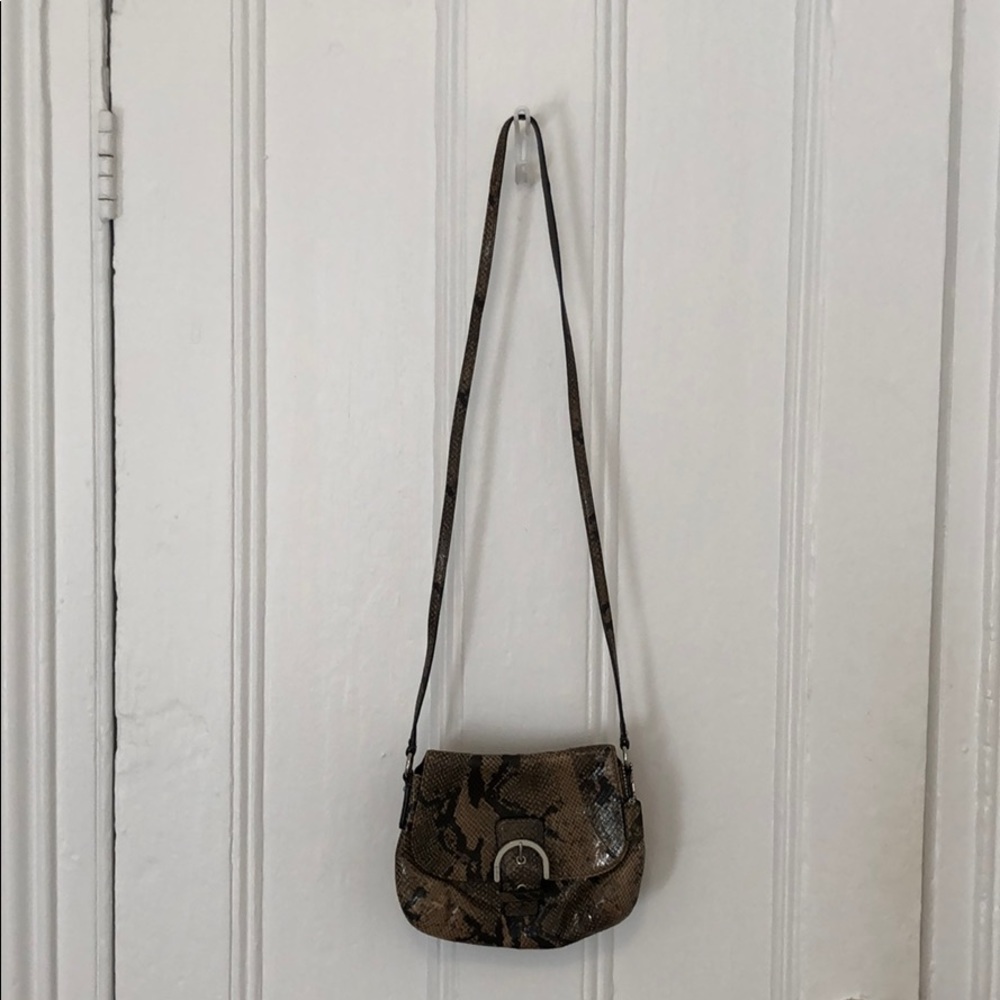 Coach Python Embossed Crossbody Bag - image 3